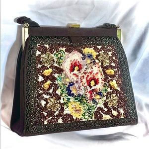 ☃️ Vintage Floral Caron Bag